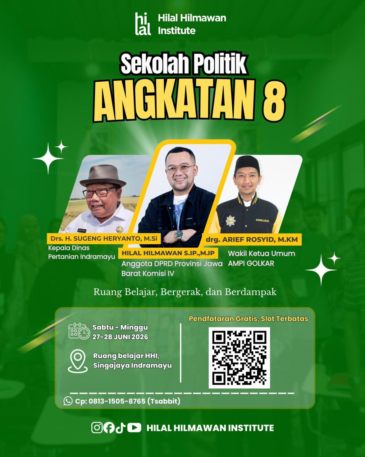 Pendaftaran Sekolah Politik Angkatan 8 Resmi Dibuka!
