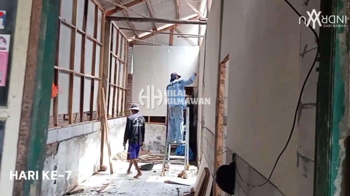 Progres Bedah Rumah Lemahmekar: Hilal Hilmawan Bangun Hunian Sehat dengan Tiga Kamar untuk Keluarga Bapak Dasuki