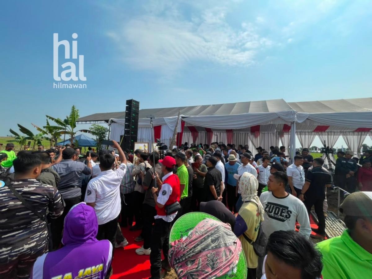 Dukung Ketahanan Pangan, Hilal Hilmawan Hadiri Gerakan Penanaman Kedelai di Sukamulya Tukdana