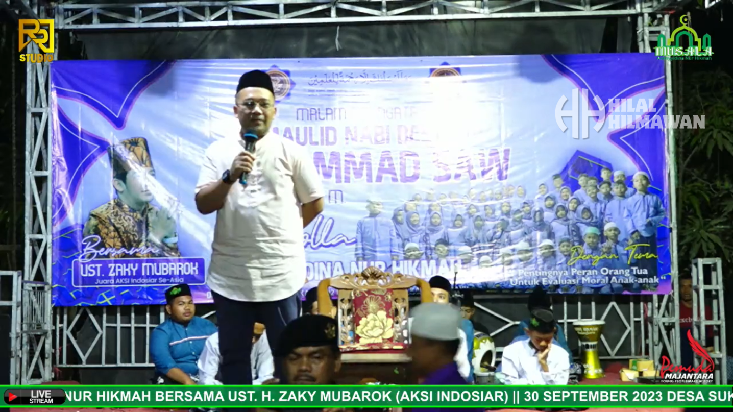Hadir di Desa Sukasari, Hilal Hilmawan Ajak Masyarakat Teladani Sifat Nabi